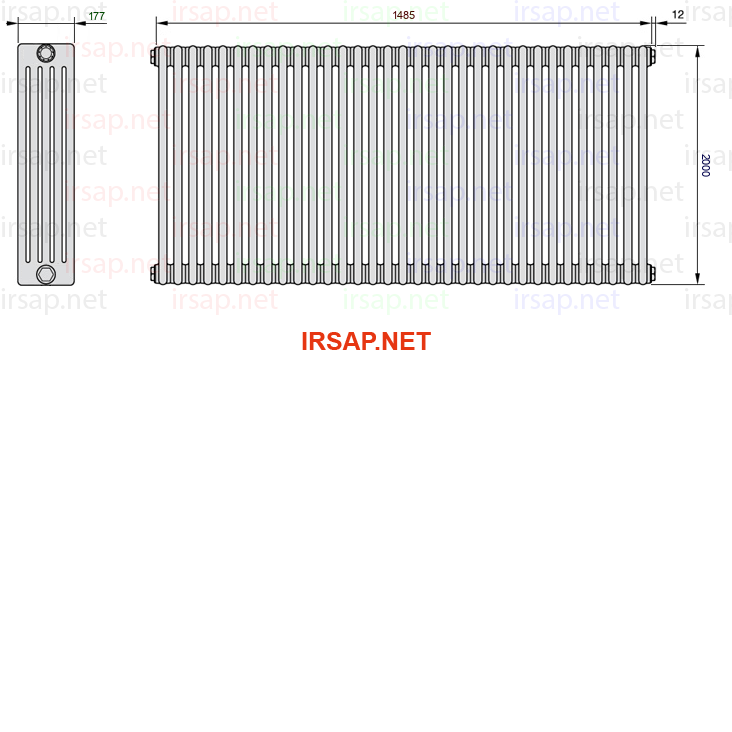 Радиатор IRSAP Tesi 52000/33 T23 CL 01